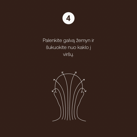 Galvos odos masažo įrankis - Alaushu